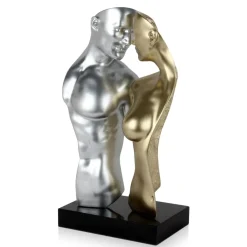 Figurative|Table Top^Statues & Sculptures Soul Reflection 60cm Silver Resin Indoor Sculpture