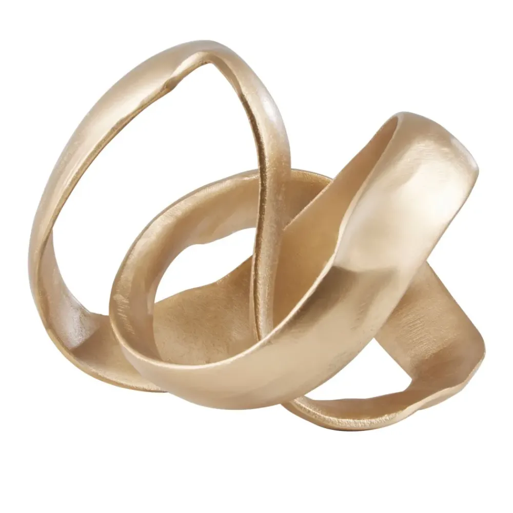 Table Top|Abstract^Statues & Sculptures Spiral Elegance 16cm Gold Metal Indoor Sculpture