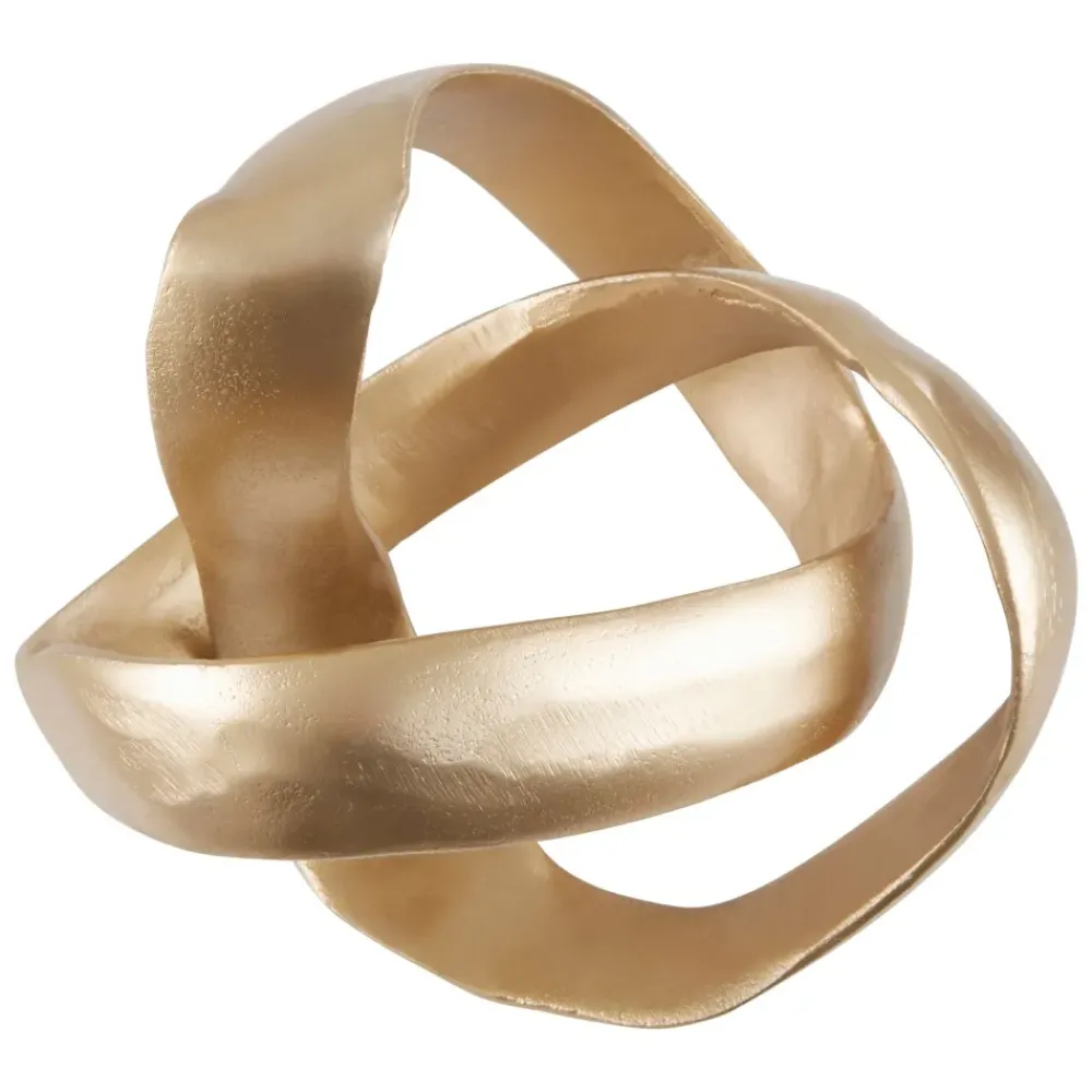 Table Top|Abstract^Statues & Sculptures Spiral Elegance 16cm Gold Metal Indoor Sculpture