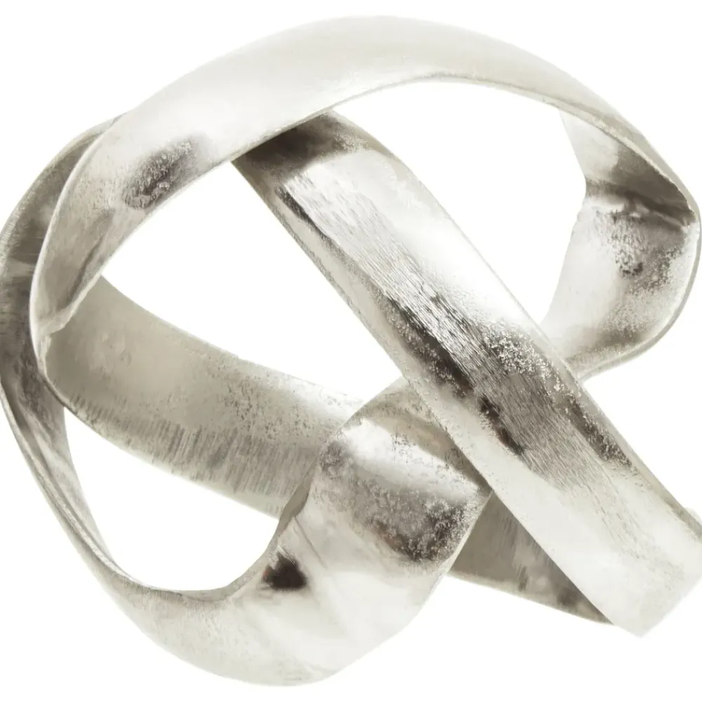 Table Top|Abstract^Statues & Sculptures Spiral Elegance 16cm Silver Metal Indoor Sculpture