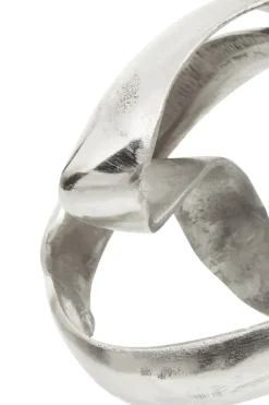 Table Top|Abstract^Statues & Sculptures Spiral Elegance 16cm Silver Metal Indoor Sculpture