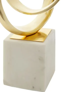 Table Top|Abstract^Statues & Sculptures Spiral Symphony 34cm Gold Metal Indoor Sculpture