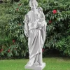 St Joseph^Statues & Sculptures St. Joseph 79cm Marble Resin Garden Statue
