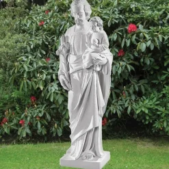 St Joseph^Statues & Sculptures St. Joseph 79cm Marble Resin Garden Statue