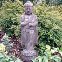 Buddha^Statues & Sculptures Standing Buddha Stone Garden Statue