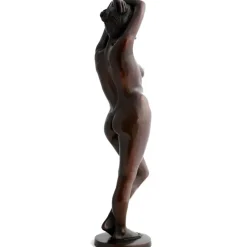 Figurative|Table Top^Statues & Sculptures Standing Woman Bronze Indoor Sculpture