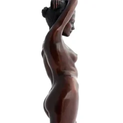 Figurative|Table Top^Statues & Sculptures Standing Woman Bronze Indoor Sculpture