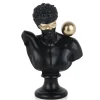 Figurative|Table Top^Statues & Sculptures Stealth Titan 35cm Black Resin Indoor Sculpture