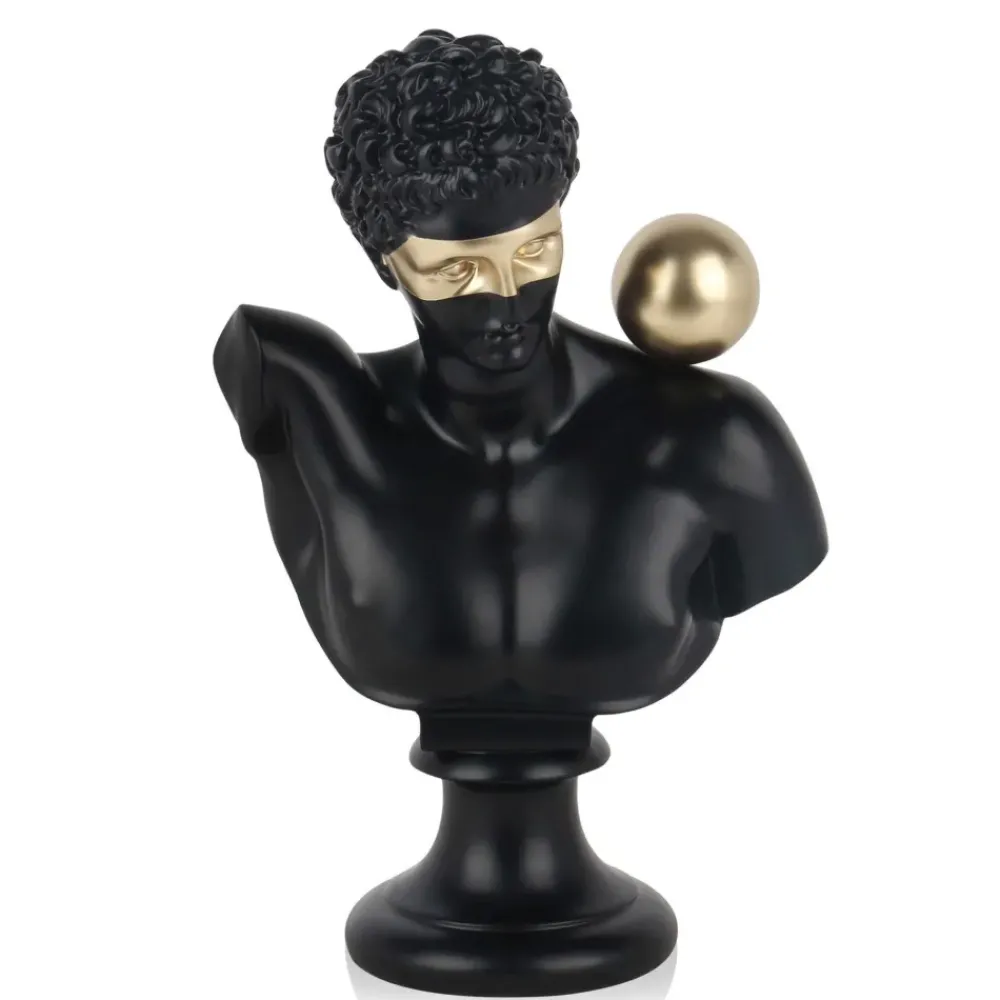 Figurative|Table Top^Statues & Sculptures Stealth Titan 35cm Black Resin Indoor Sculpture