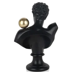 Figurative|Table Top^Statues & Sculptures Stealth Titan 35cm Black Resin Indoor Sculpture