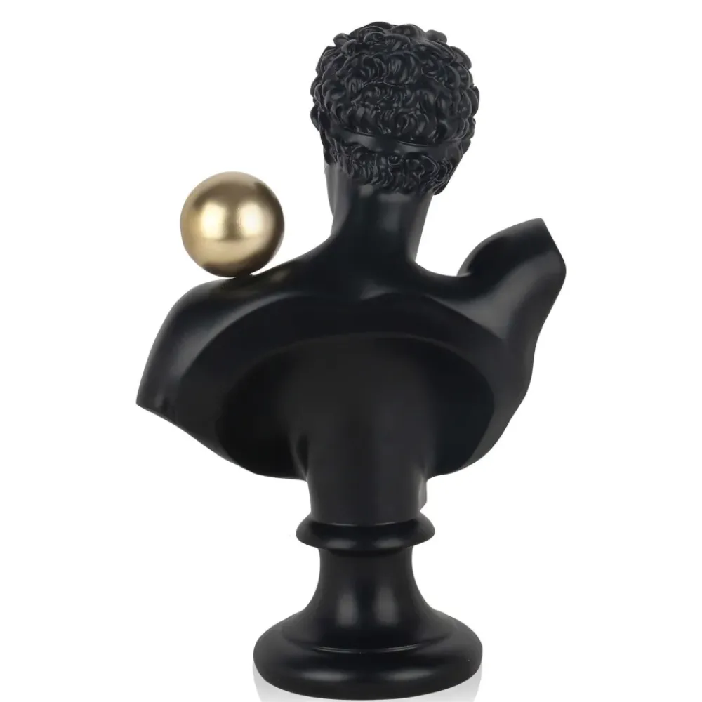 Figurative|Table Top^Statues & Sculptures Stealth Titan 35cm Black Resin Indoor Sculpture