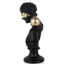 Figurative|Table Top^Statues & Sculptures Stealth Titan 35cm Black Resin Indoor Sculpture