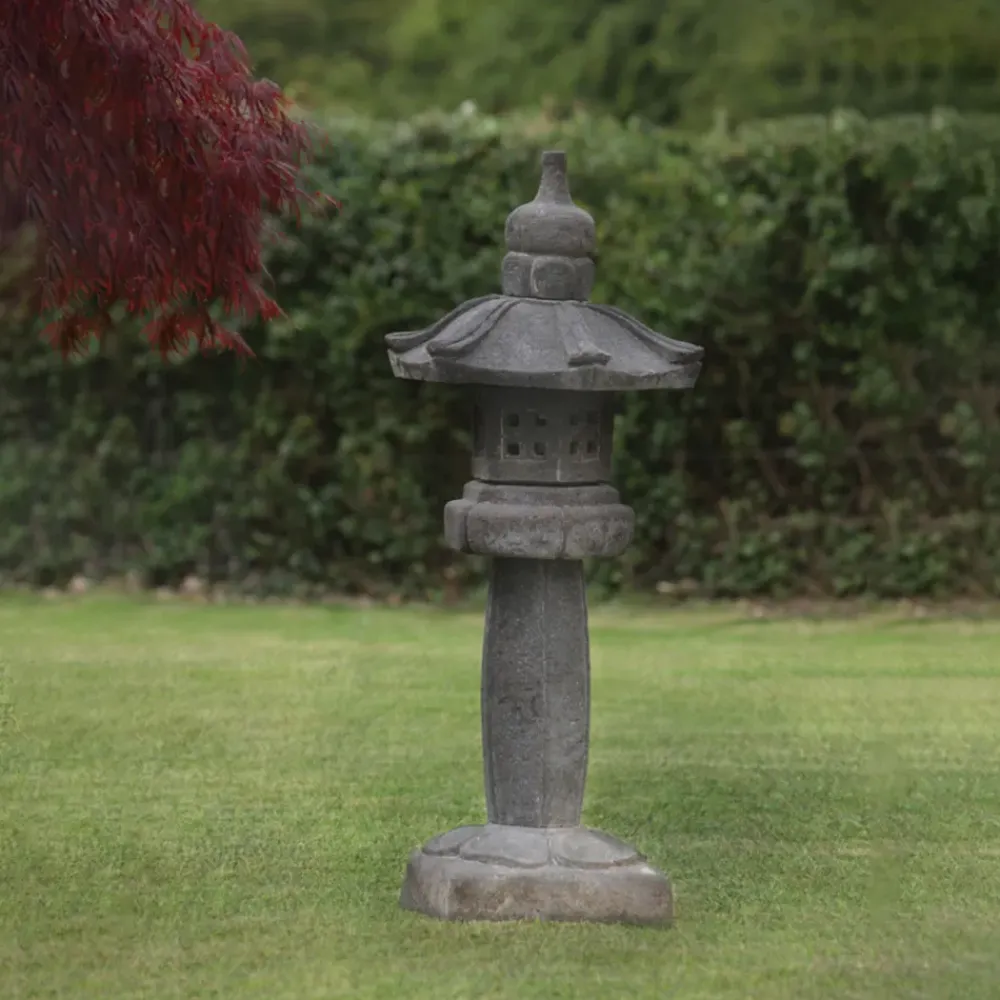 Pagodas^Statues & Sculptures Straight Japanese Pagoda Stone Garden Ornament