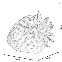Table Top|Contemporary^Statues & Sculptures Strawberry Pop 24cm Comic Art Resin Indoor Sculpture