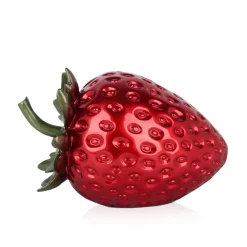 Table Top|Contemporary^Statues & Sculptures Strawberry Pop 24cm Red Resin Indoor Sculpture