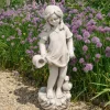 Children^Statues & Sculptures Summer Girl 71cm Stone Resin Garden Statue