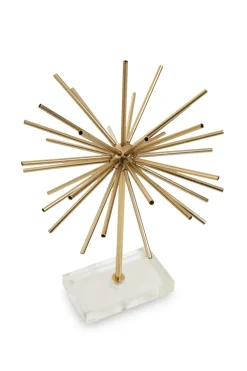 Table Top|Contemporary^Statues & Sculptures Sunburst 46cm Gold Metal Indoor Sculpture