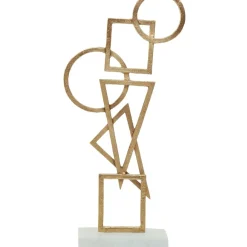 Table Top|Abstract^Statues & Sculptures Symbol Ascent 47cm Gold Metal Indoor Sculpture