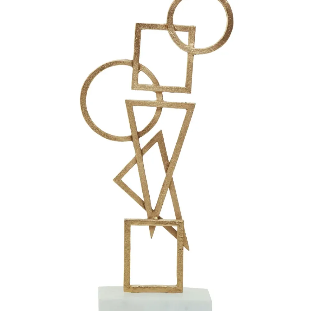 Table Top|Abstract^Statues & Sculptures Symbol Ascent 47cm Gold Metal Indoor Sculpture