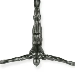Figurative|Wall Art^Statues & Sculptures The Diver 55cm Anthracite Resin Wall Sculpture