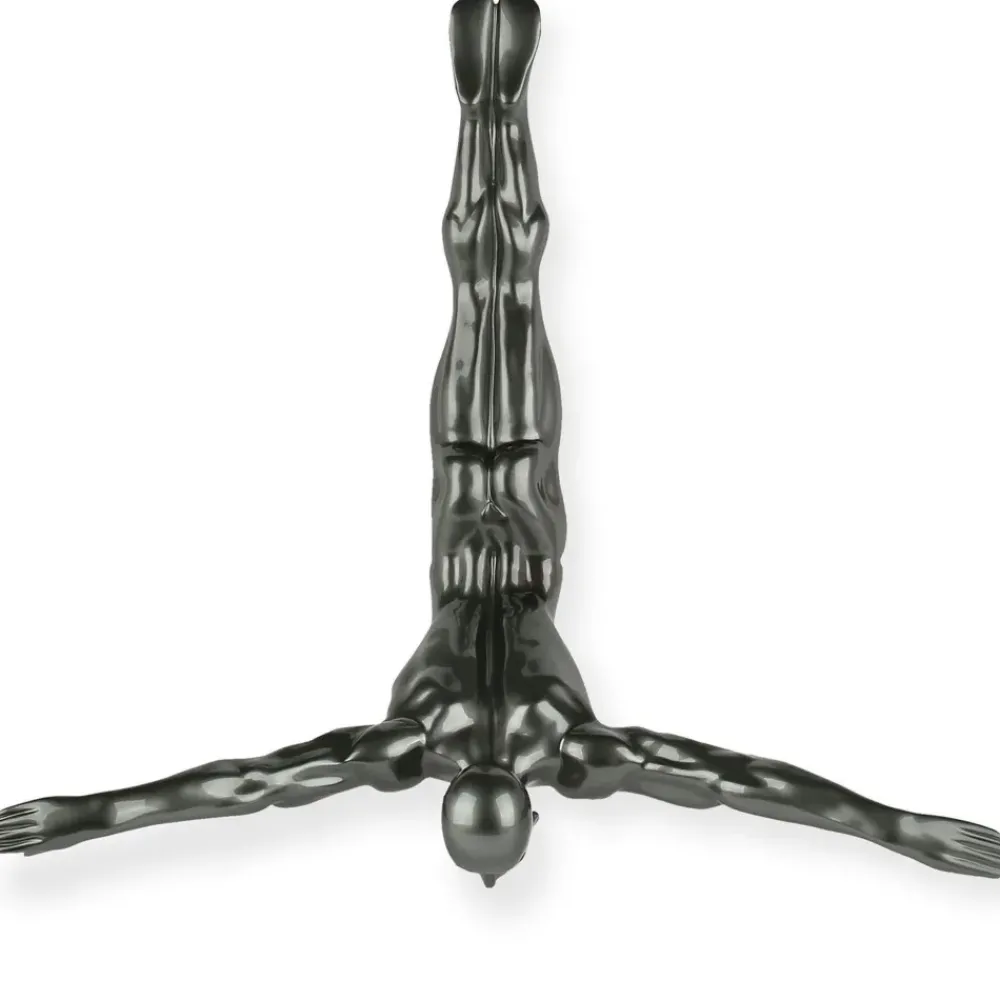 Figurative|Wall Art^Statues & Sculptures The Diver 55cm Anthracite Resin Wall Sculpture