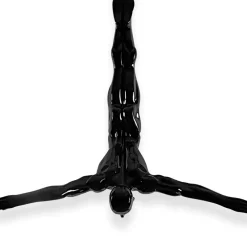Figurative|Wall Art^Statues & Sculptures The Diver 55cm Black Resin Wall Sculpture