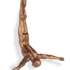Figurative|Wall Art^Statues & Sculptures The Diver 55cm Bronze Resin Wall Sculpture