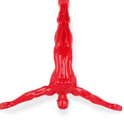 Figurative|Wall Art^Statues & Sculptures The Diver 55cm Red Resin Wall Sculpture