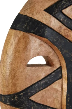 Table Top|Contemporary^Statues & Sculptures Tribal Guardian 53cm Wood Indoor Sculpture