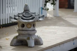 Pagodas^Statues & Sculptures Triple Top Japanese Pagoda Stone Garden Ornament