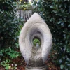 Water Features^Statues & Sculptures Twister Contemporary Stone Garden Water Feature