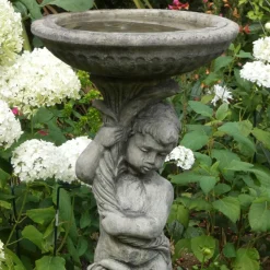 Bird Baths^Statues & Sculptures Urchin Design Stone Garden Bird Bath