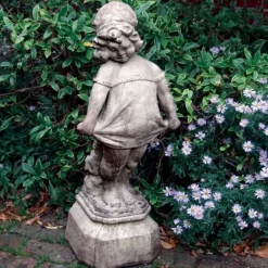 Children^Statues & Sculptures Victorian Girl 80cm Stone Garden Statue