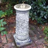 Garden Sundials^Statues & Sculptures Vine Brass Stone Garden Sun Dial