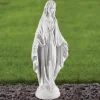 Virgin Mary^Statues & Sculptures Virgin Mary 42cm Marble Resin Garden Statue