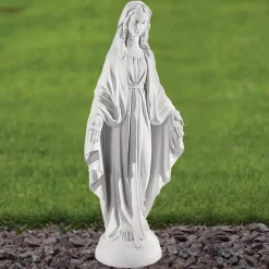 Virgin Mary^Statues & Sculptures Virgin Mary 42cm Marble Resin Garden Statue