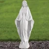 Virgin Mary^Statues & Sculptures Virgin Mary 28cm Marble Resin Garden Statue