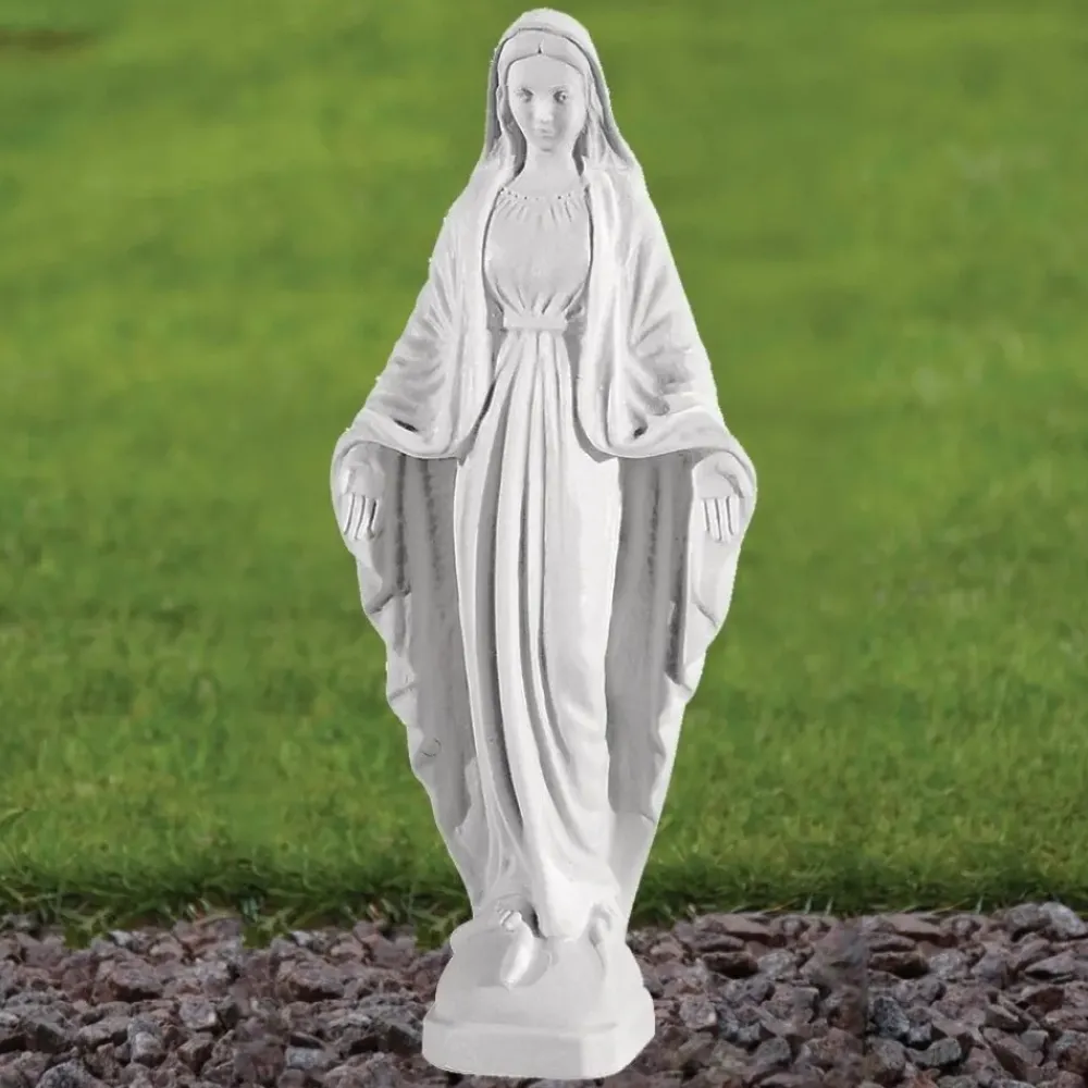 Virgin Mary^Statues & Sculptures Virgin Mary 28cm Marble Resin Garden Statue