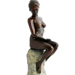 Figurative|Table Top^Statues & Sculptures Warmth of the Sun Figurine Bronze Indoor Sculpture