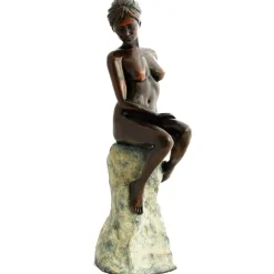 Figurative|Table Top^Statues & Sculptures Warmth of the Sun Figurine Bronze Indoor Sculpture