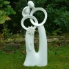 Modern^Statues & Sculptures Wedding Bliss 85cm Marble Resin Garden Statue