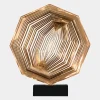 Table Top|Abstract^Statues & Sculptures Xenon Grid 70cm Copper Metal Indoor Sculpture