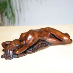 Figurative|Table Top^Statues & Sculptures Your Memory Lingers Figurine Bronze Indoor Sculpture