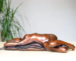 Figurative|Table Top^Statues & Sculptures Your Memory Lingers Figurine Bronze Indoor Sculpture