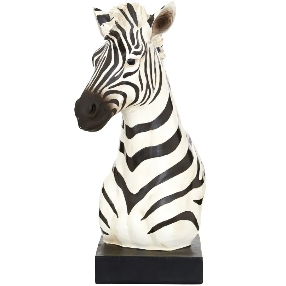 Table Top|Animals^Statues & Sculptures Zen Zebra 54cm Resin Indoor Sculpture