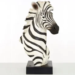 Table Top|Animals^Statues & Sculptures Zen Zebra 54cm Resin Indoor Sculpture