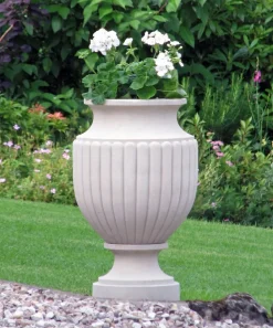 Large|Round^Statues & Sculptures Zeus Vase Stone Garden Planter